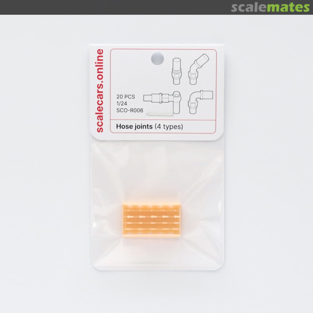 Boxart Hose joints (4 types) SCO-R006 scalecars.online Boxart Hose joints (4 types) SCO-R006 scalecars.online