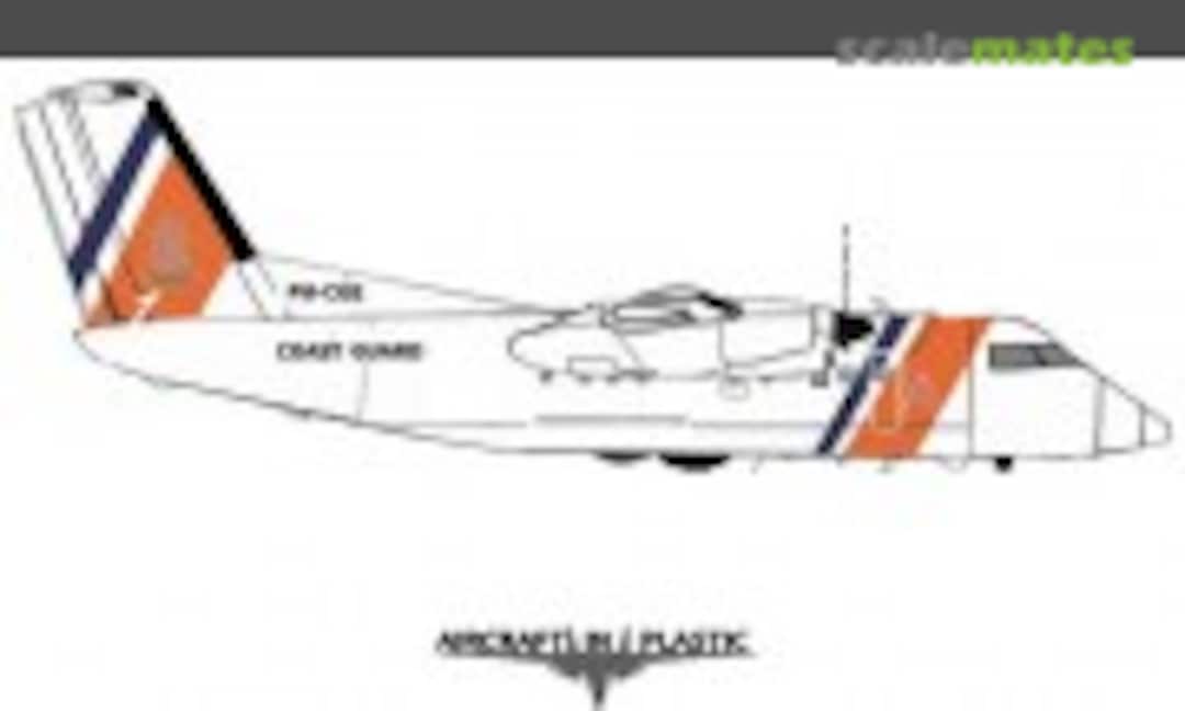 1:72 De Havilland DASH 8 Kustwacht Nederland (Aircraft in Plastic AIPD-101) AIPD-101