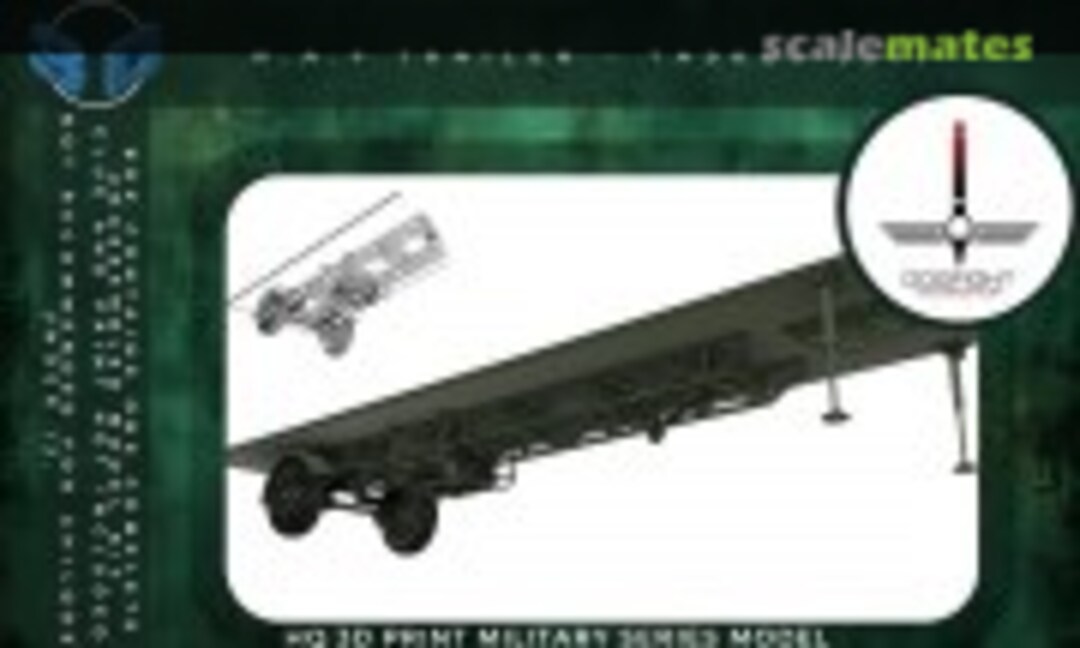 1:72 TASKER 33 Ft RAF Trailer (Dogfight Workshop 72A32) 72A32