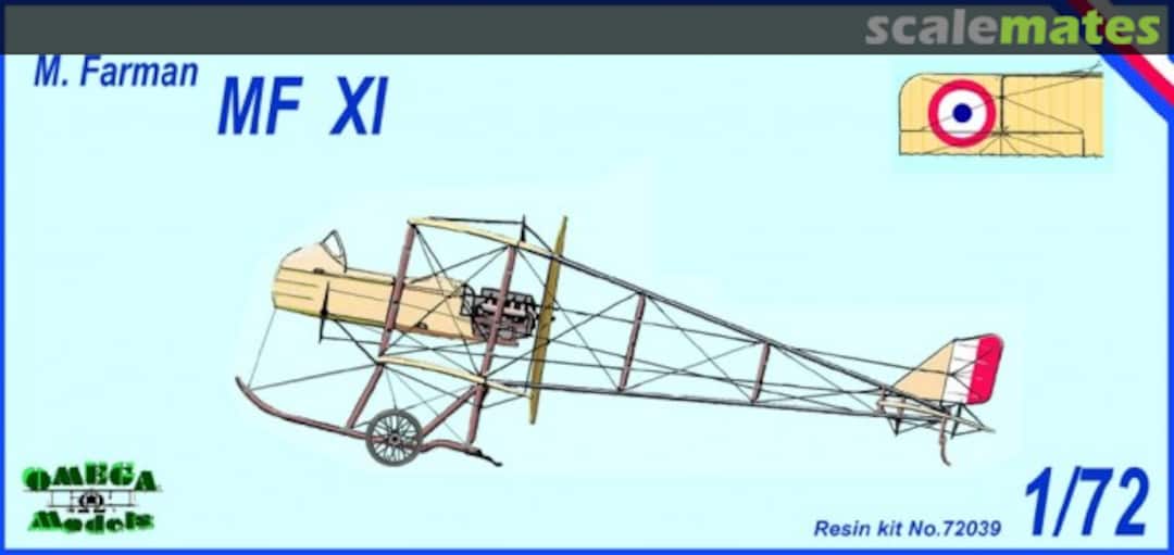 Boxart M.Farman MF XI 72039 Omega Models Boxart M.Farman MF XI 72039 Omega Models
