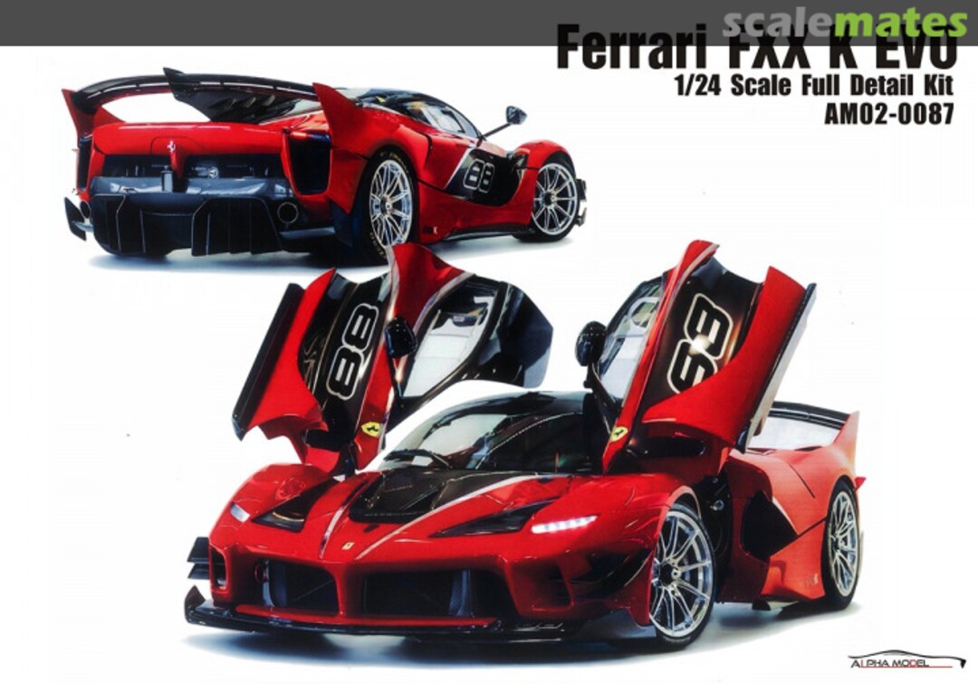 Boxart Ferrari LaFerrari FXX-K Evo AM02-0087 Alpha Model Boxart Ferrari LaFerrari FXX-K Evo AM02-0087 Alpha Model