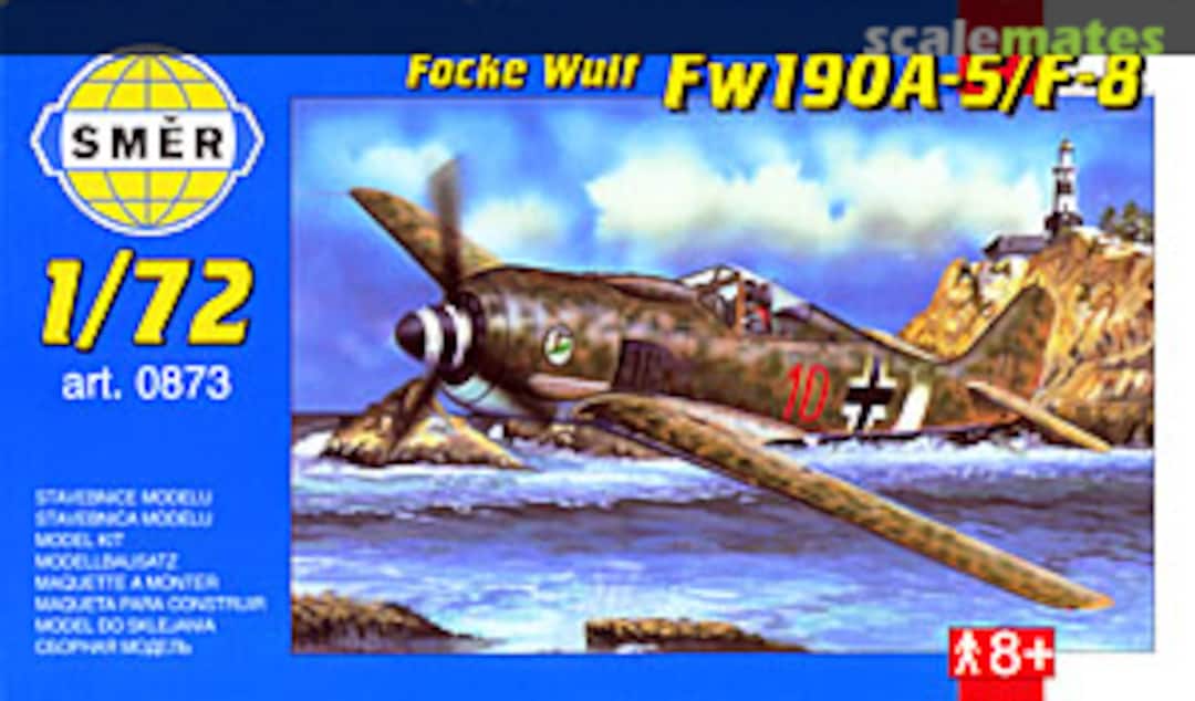 Boxart Focke Wulf Fw190 A-5/F-8 0873 Směr Boxart Focke Wulf Fw190 A-5/F-8 0873 Směr