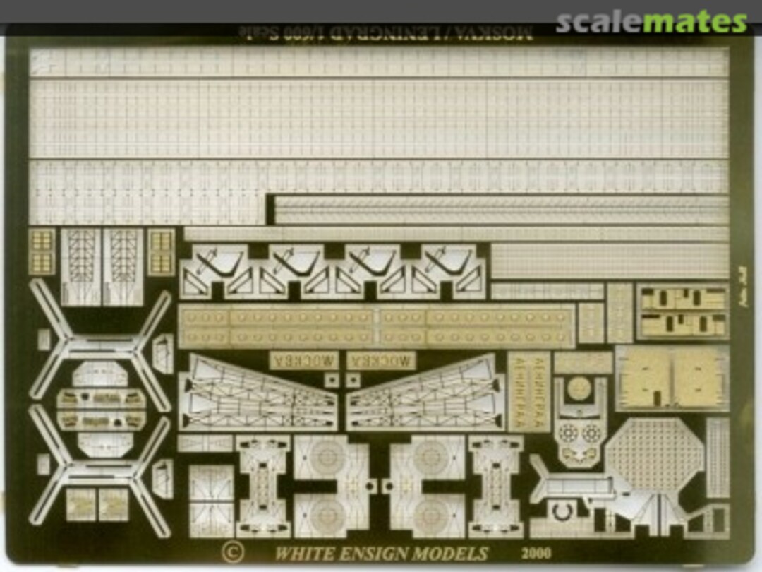 Boxart Moskva Photo-etched parts for Airfix kit PE 618 White Ensign Models Boxart Moskva Photo-etched parts for Airfix kit PE 618 White Ensign Models
