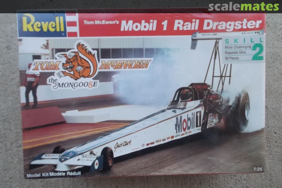 Boxart Mobil 1 Rail Dragster 7497 Revell Boxart Mobil 1 Rail Dragster 7497 Revell