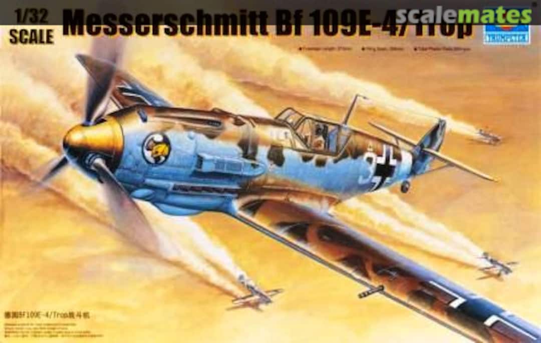 Boxart Messerschmitt Bf 109E-4/Trop 02290 Trumpeter Boxart Messerschmitt Bf 109E-4/Trop 02290 Trumpeter