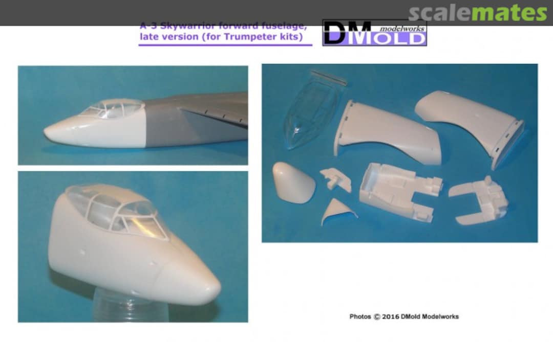 Boxart Douglas A-3 Skywarrior Late Radome DM48038 DMold Modelworks