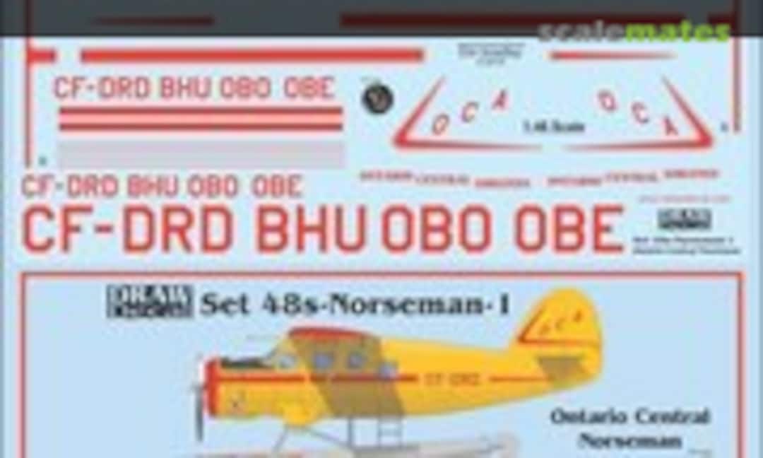1:48 Ontario Central Norseman (Draw Decal 48-Norseman-1) 48-Norseman-1
