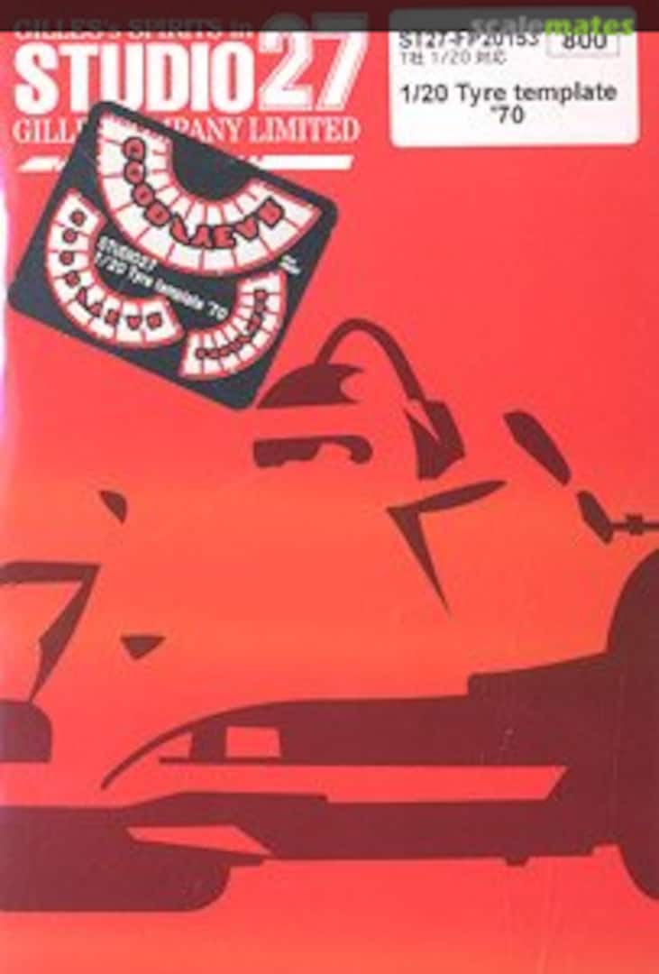 Boxart Tire Template for the 1970s (for Tamiya) ST27-FP20153 Studio27 Boxart Tire Template for the 1970s (for Tamiya) ST27-FP20153 Studio27
