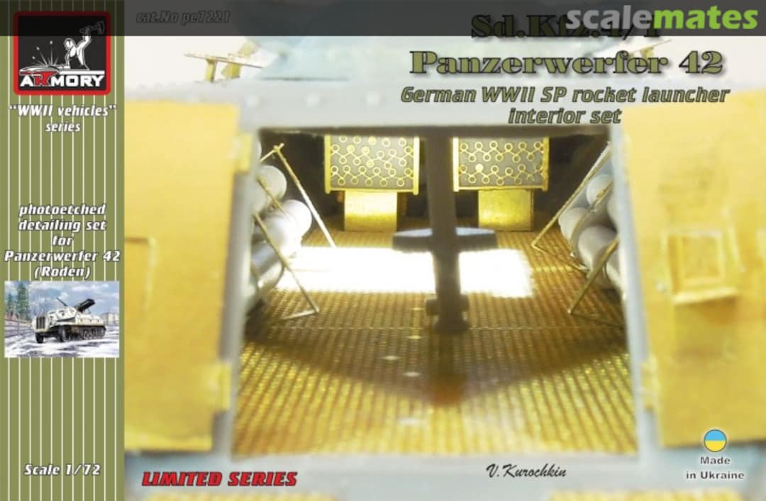 Boxart Sd.Kfz. 4/1 Panzerwerfer 42 pe7221 Armory Boxart Sd.Kfz. 4/1 Panzerwerfer 42 pe7221 Armory