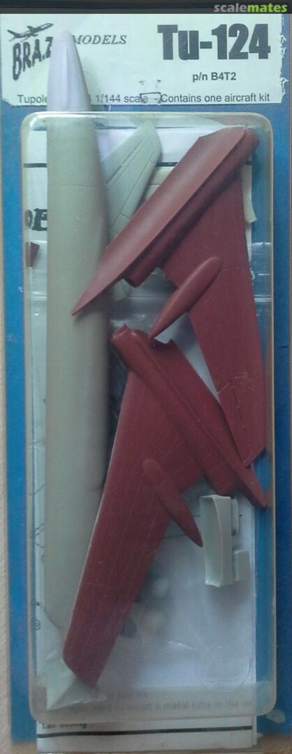 Boxart Tupolev Tu-124 B4T2 Bra.Z Models Boxart Tupolev Tu-124 B4T2 Bra.Z Models