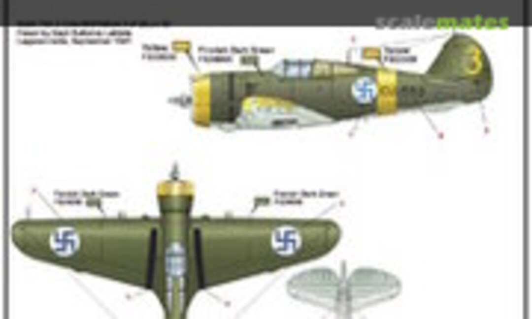 1:72 Curtiss Hawk 75A (P-36) Finnish Air Force x 2 (LPS Hobby LPM72-28) LPM72-28