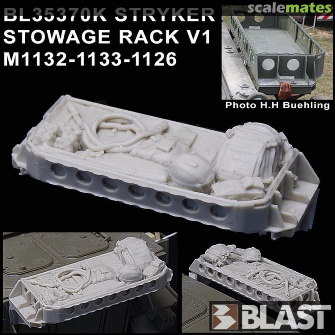 Boxart BL35370K - STRYKER STOWAGE RACK V1 - M1132-1133-1126 BL35370K Blast Models Boxart BL35370K - STRYKER STOWAGE RACK V1 - M1132-1133-1126 BL35370K Blast Models