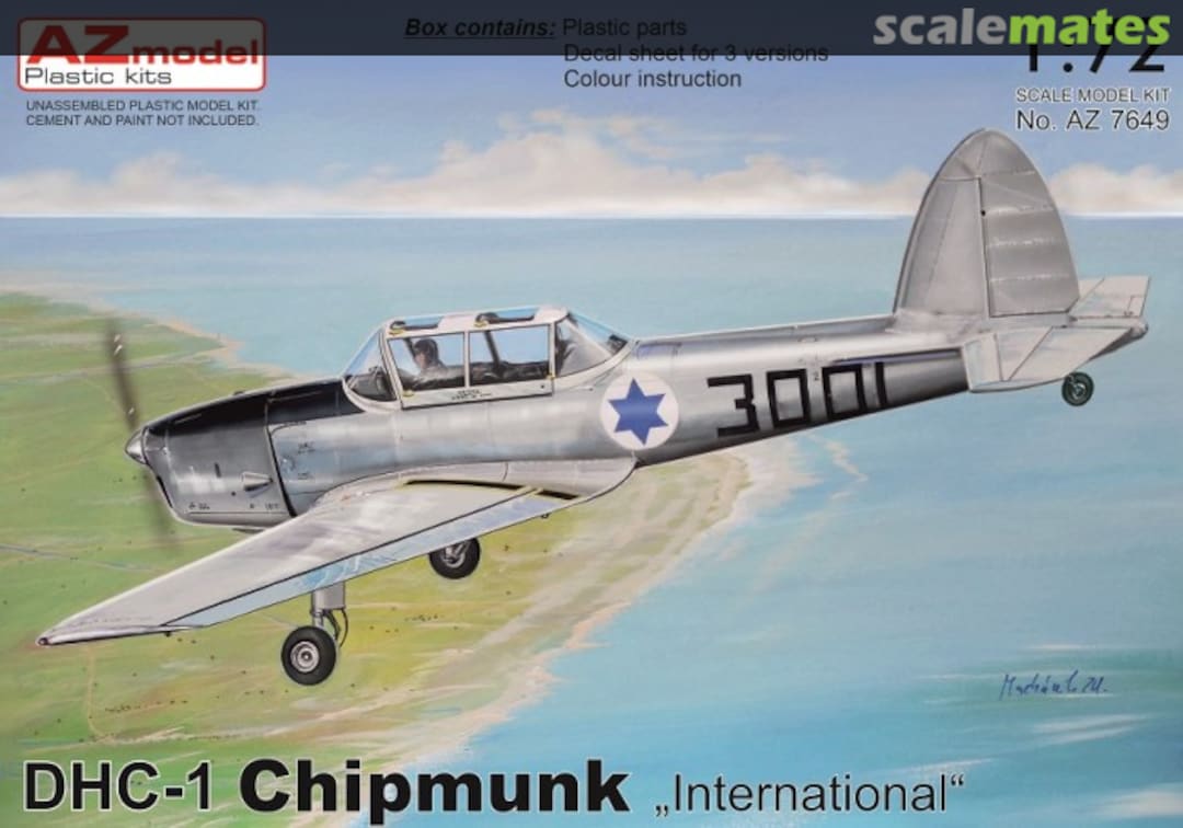 Boxart DHC-1 Chipmunk “International” AZ7649 AZmodel