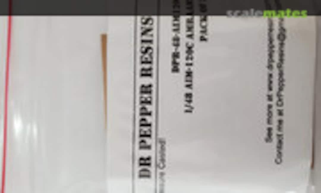 1:48 AIM-120C AMRAAMS (Dr Pepper Resins DPR-48-AIM120C) DPR-48-AIM120C