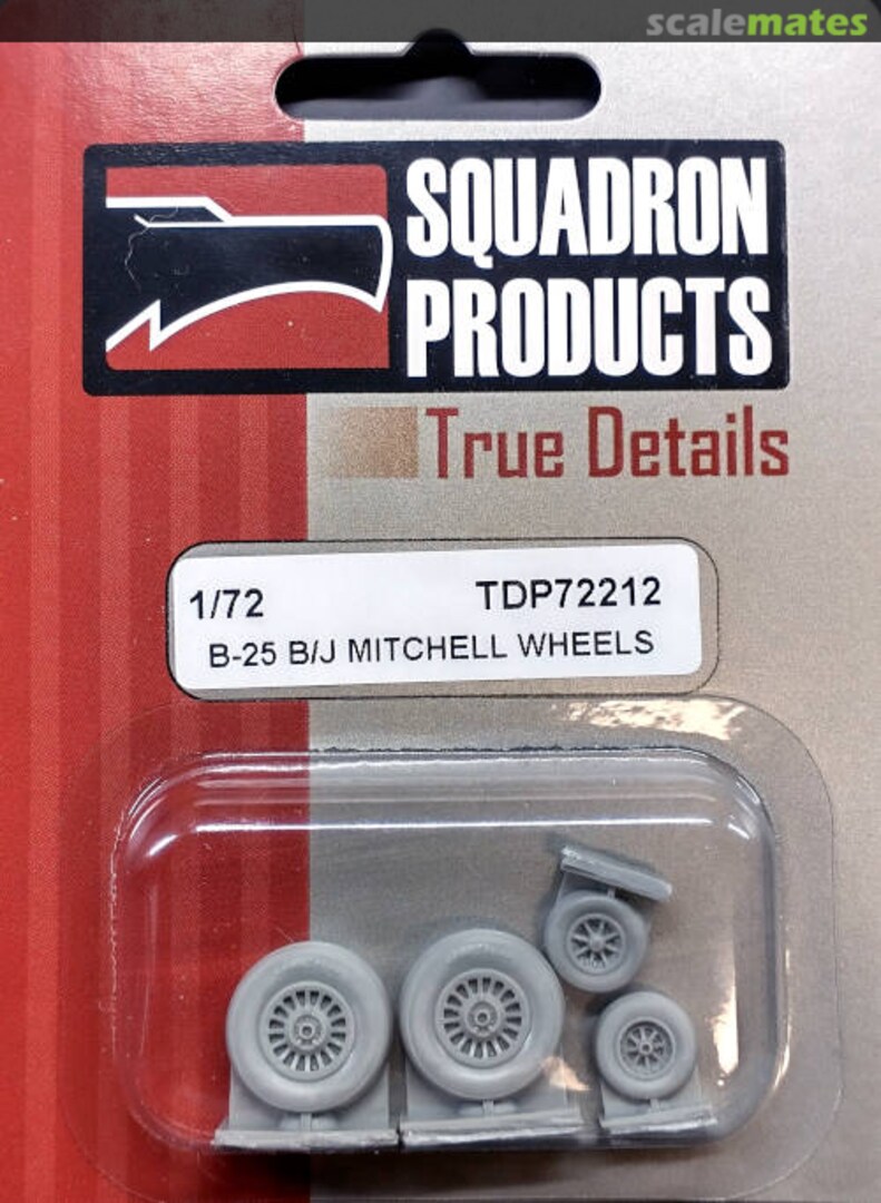 Boxart B-25 B/J Mitchell Wheels TDP72212 True Details Boxart B-25 B/J Mitchell Wheels TDP72212 True Details