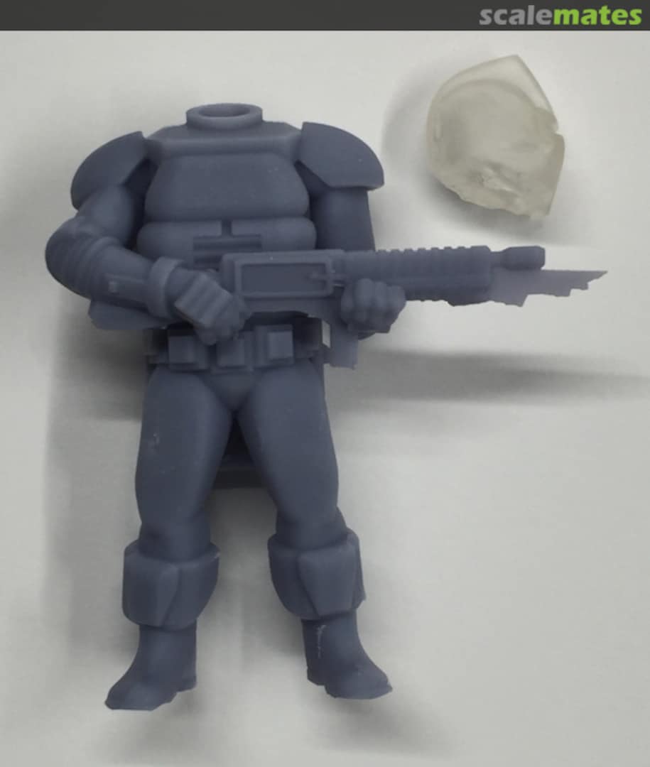 Boxart Cylon Centurion CSM-090-10 Cozmic Scale Models Boxart Cylon Centurion CSM-090-10 Cozmic Scale Models