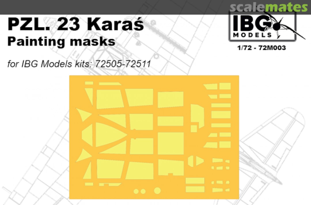 Boxart PZL.23 Karaś Painting Masks 72M003 IBG Models Boxart PZL.23 Karaś Painting Masks 72M003 IBG Models