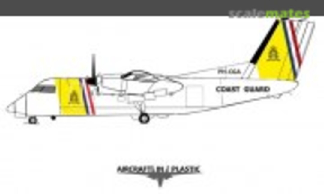 1:72 De Havilland DASH 8 Coast Guard Ned. Antillen (Aircraft in Plastic AIPD-102) AIPD-102