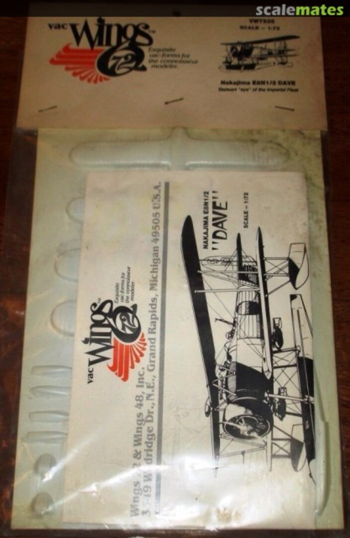 Boxart Nakajima E8N1/2 Dave VW7238 Vac Wings