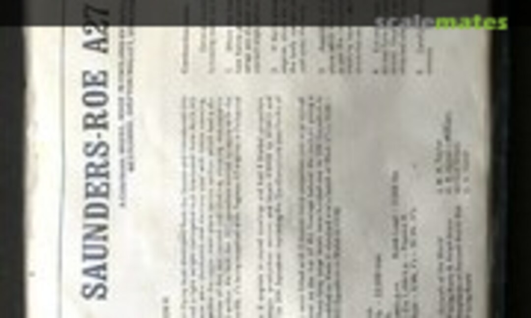 1:72 Saunders-Roe London Mk II (Contrail )