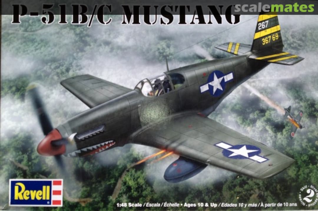 Boxart P-51B/C Mustang 85-5256 Revell Boxart P-51B/C Mustang 85-5256 Revell