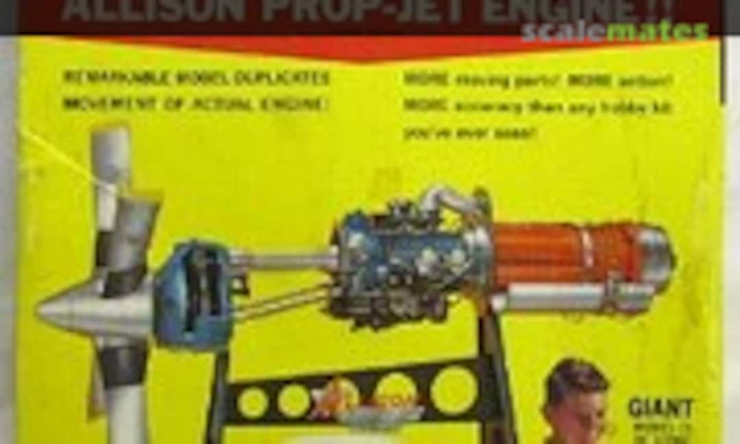 1:10 Allison Prop-Jet Engine!! (Revell H1551-498) H1551-498