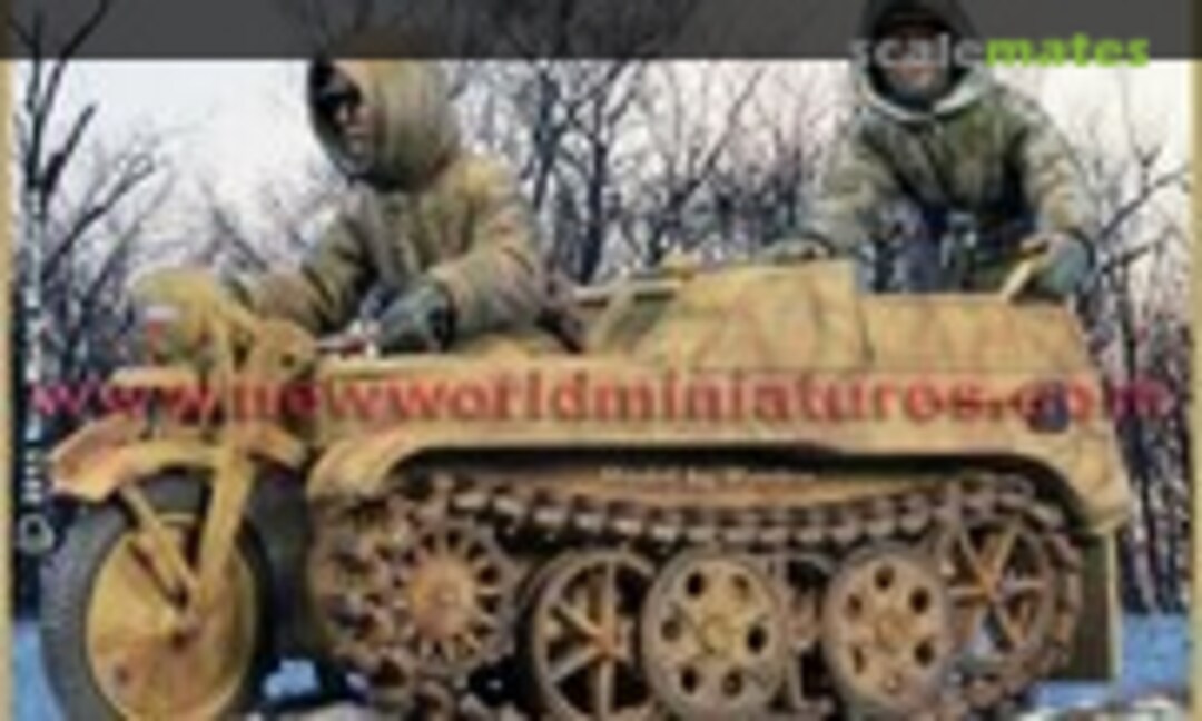 1:35 Wehrmacht Winter Kettenkrad Crew (New World Miniatures NWM35086) NWM35086