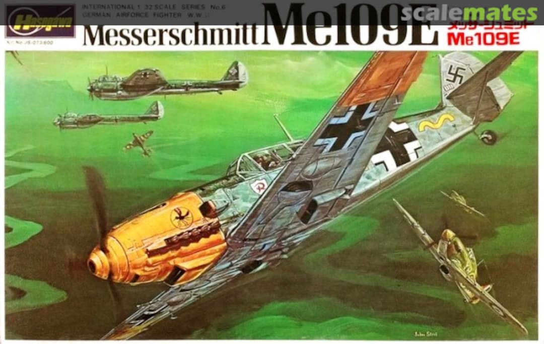 Boxart Messerschmitt Me109E JS-073 Hasegawa Boxart Messerschmitt Me109E JS-073 Hasegawa