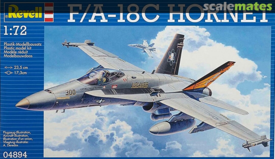 Boxart F/A-18C Hornet 04894 Revell Boxart F/A-18C Hornet 04894 Revell