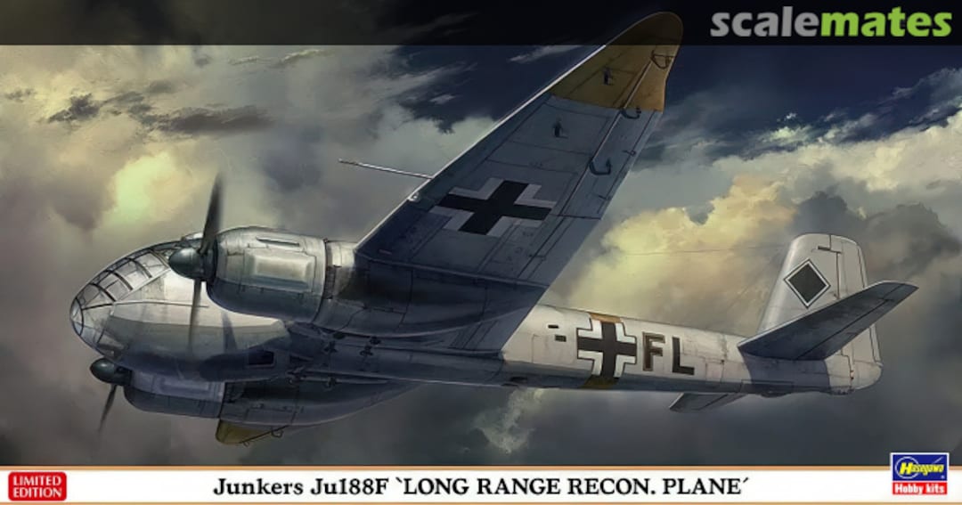 Boxart Junkers Ju 188F 02180 Hasegawa Boxart Junkers Ju 188F 02180 Hasegawa