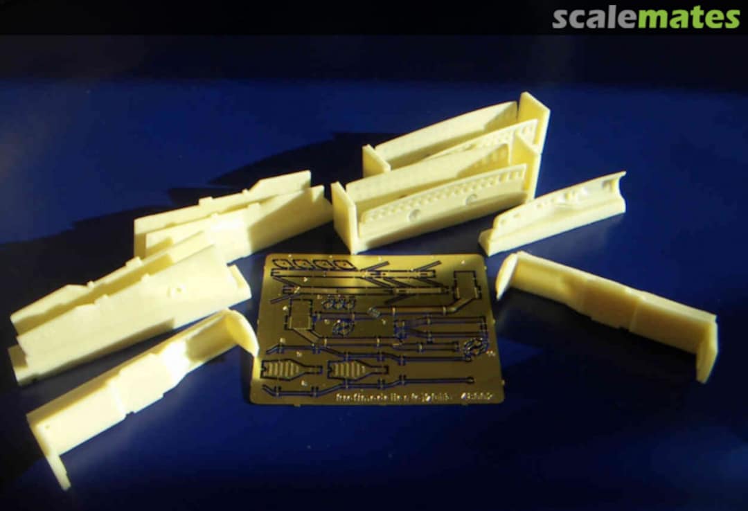 Boxart P-38 Lightning - Undercarriage bay set 48002 Profimodeller Boxart P-38 Lightning - Undercarriage bay set 48002 Profimodeller