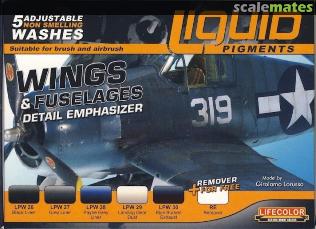 Boxart Wings & Fuselages Detail Emphasizer LP 06 Lifecolor Boxart Wings & Fuselages Detail Emphasizer LP 06 Lifecolor