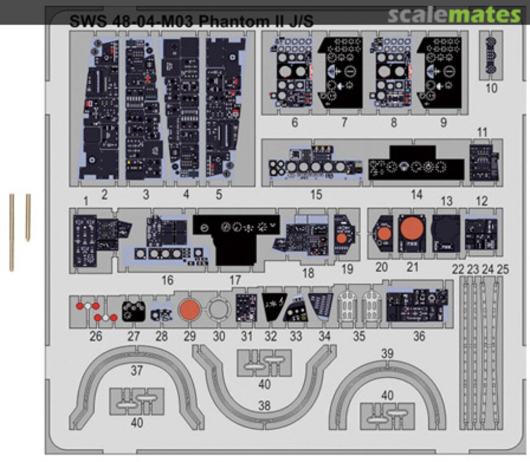Boxart F-4J/S Photo-Etched Set SWS48-04-M03 Zoukei-Mura