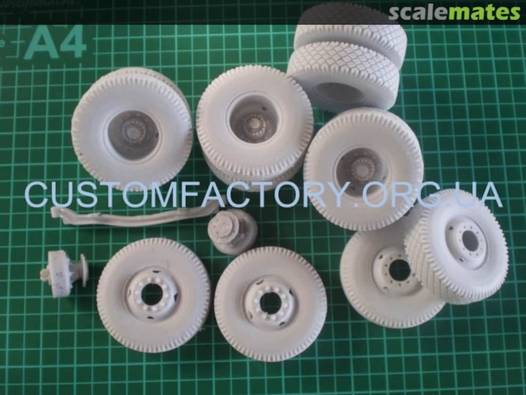 Boxart Set of wheels for KrAZ - 256, -257, -258 (early type) CF35033 Customfactory Boxart Set of wheels for KrAZ - 256, -257, -258 (early type) CF35033 Customfactory