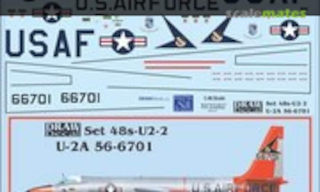 1:48 Lockheed U-2A 56-6701 (Draw Decal 48-U2-2) 48-U2-2
