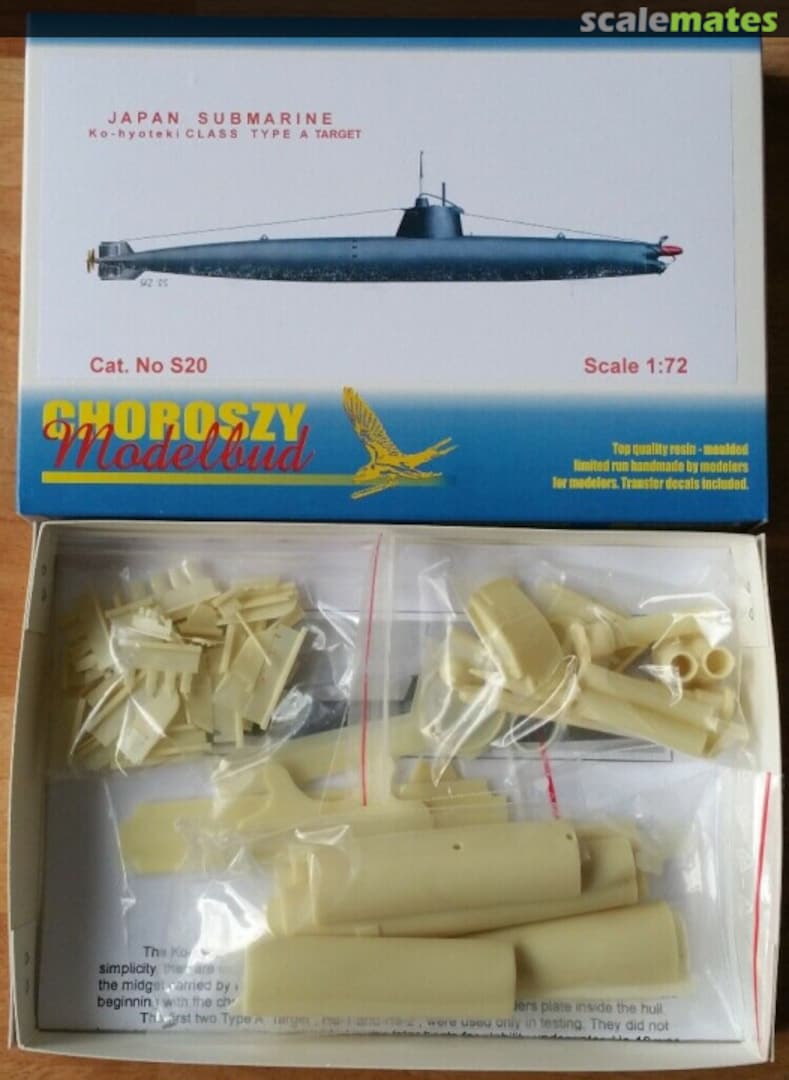 Boxart Japanese Mini U-Boot (type A) S20 Choroszy Modelbud Boxart Japanese Mini U-Boot (type A) S20 Choroszy Modelbud
