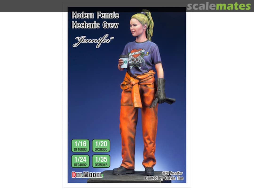 Boxart Modern Female Mechanic Crew DF20003 Def.Model Boxart Modern Female Mechanic Crew DF20003 Def.Model