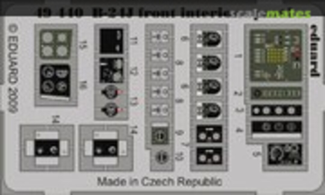 1:48 B-24J front interior (Eduard 49440) 49440