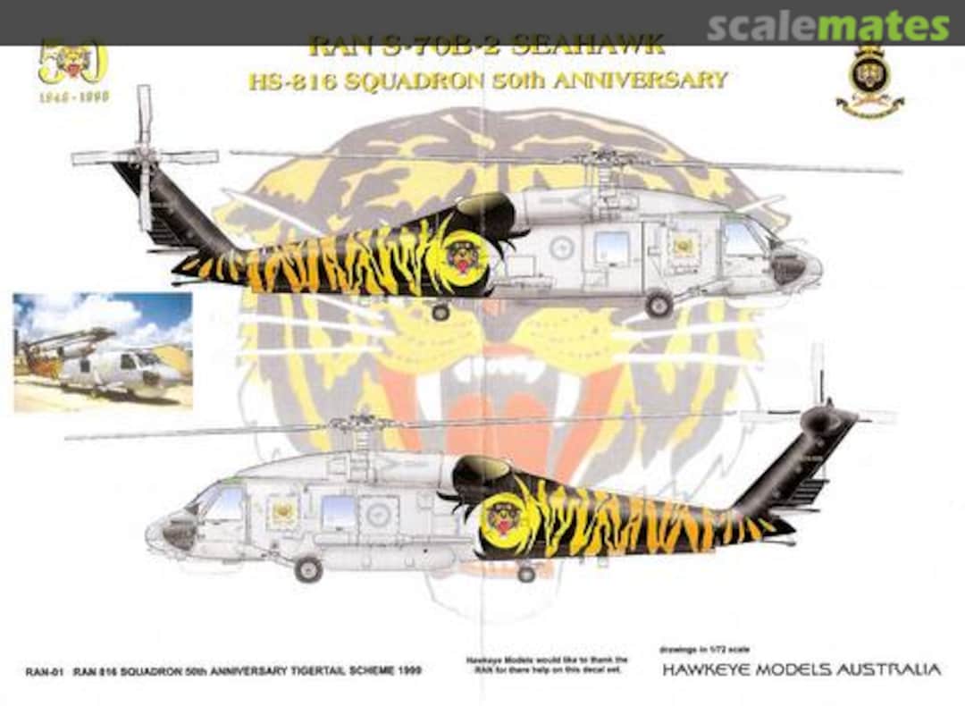 Boxart RAN, Sikorsky S-70B2 Seahawk RAN-01 Hawkeye Models Boxart RAN, Sikorsky S-70B2 Seahawk RAN-01 Hawkeye Models