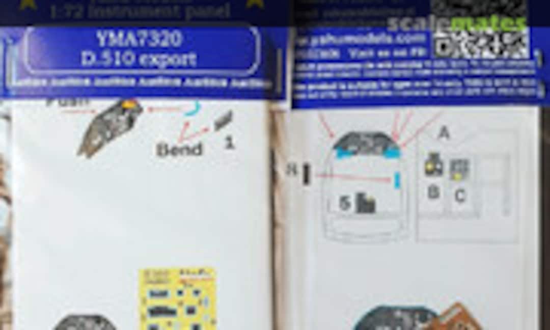 1:72 Dewoitine 510 export (Yahu Models YMA7320) YMA7320