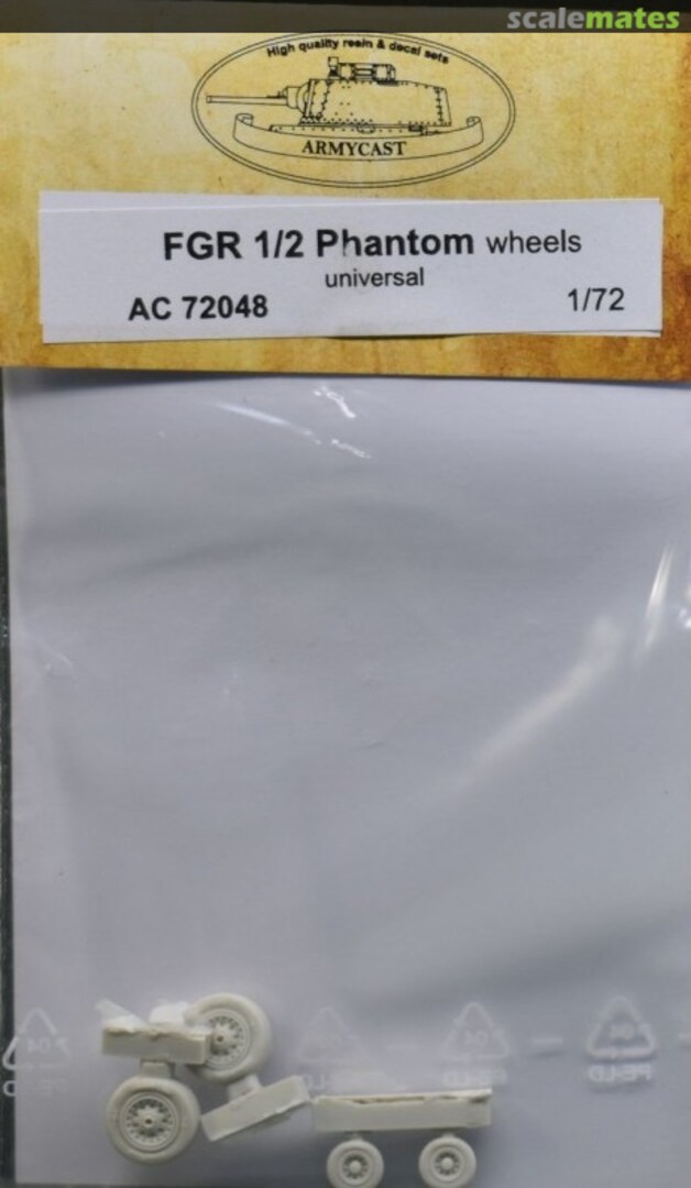 Boxart FGR 1/2 Phantom Wheels AC 72048 Armycast M&M