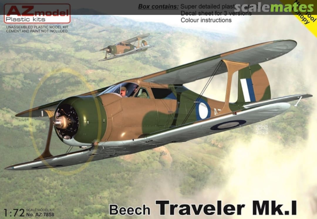 Boxart Beech Traveller Mk.I AZ7858 AZmodel Boxart Beech Traveller Mk.I AZ7858 AZmodel