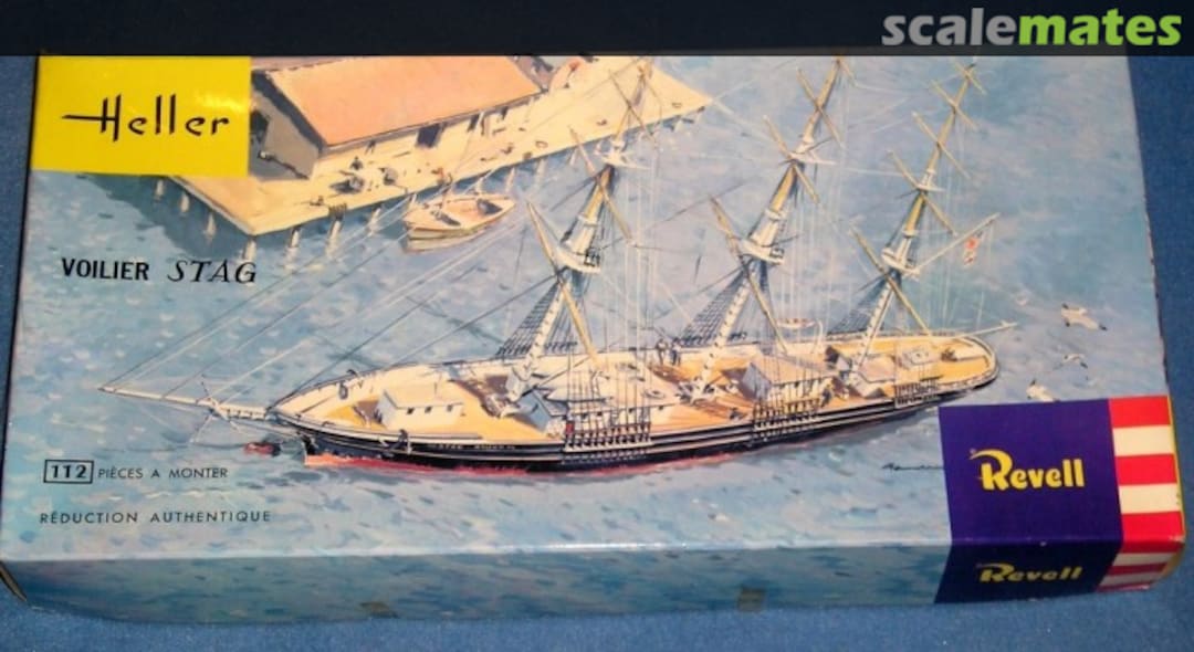 Boxart Voilier Stag CO 3 Heller/Revell Boxart Voilier Stag CO 3 Heller/Revell
