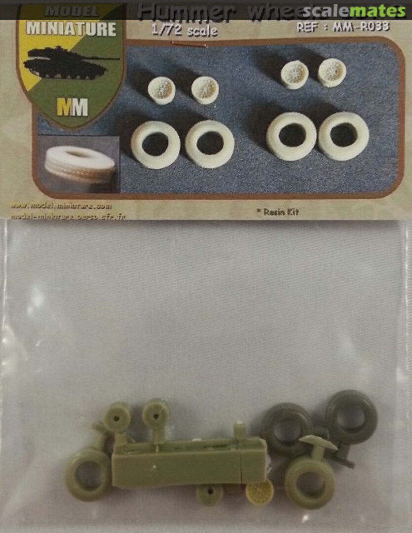 Boxart Hummer wheels set 2 MM-R033 Model Miniature Boxart Hummer wheels set 2 MM-R033 Model Miniature