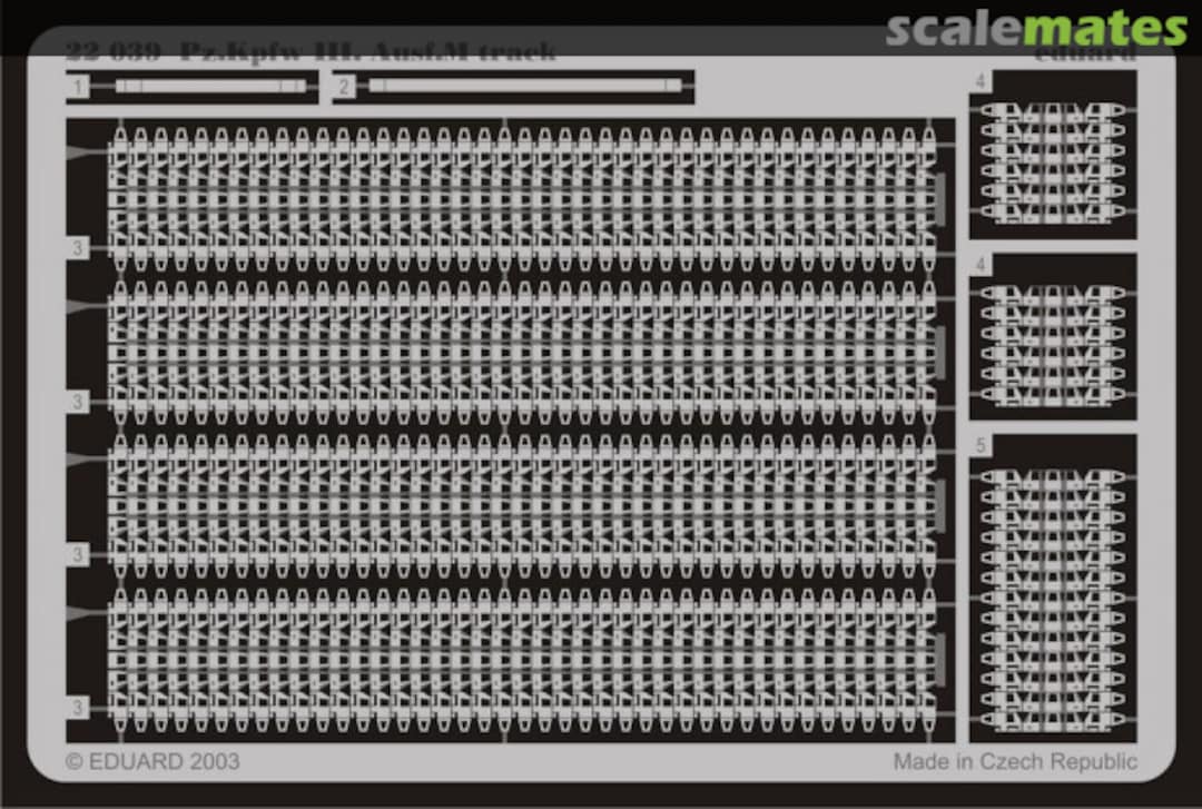 Boxart Pz.Kpfw III. Ausf. M track 22039 Eduard Boxart Pz.Kpfw III. Ausf. M track 22039 Eduard