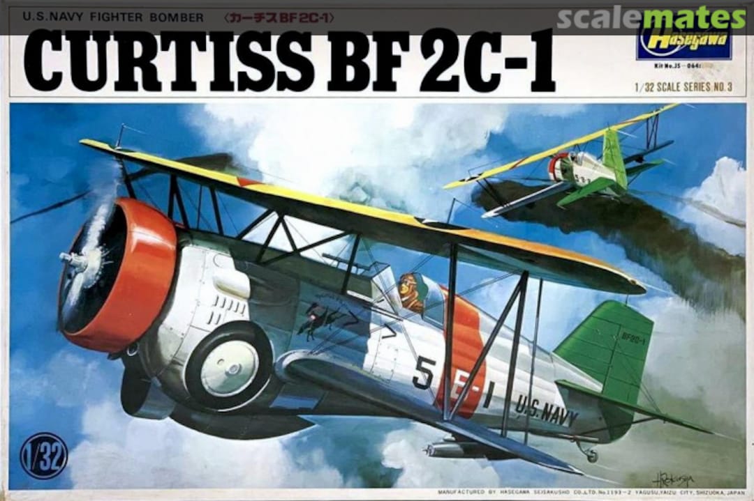 Boxart Curtiss BF2C-1 JS-064 Hasegawa Boxart Curtiss BF2C-1 JS-064 Hasegawa