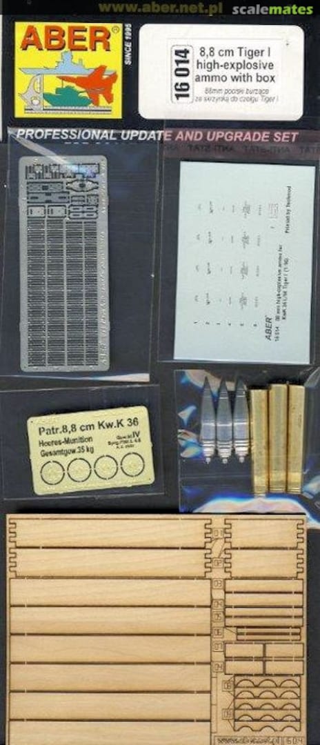 Boxart 8,8cm Tiger I high-explosive Ammo with box 16014 Aber Boxart 8,8cm Tiger I high-explosive Ammo with box 16014 Aber