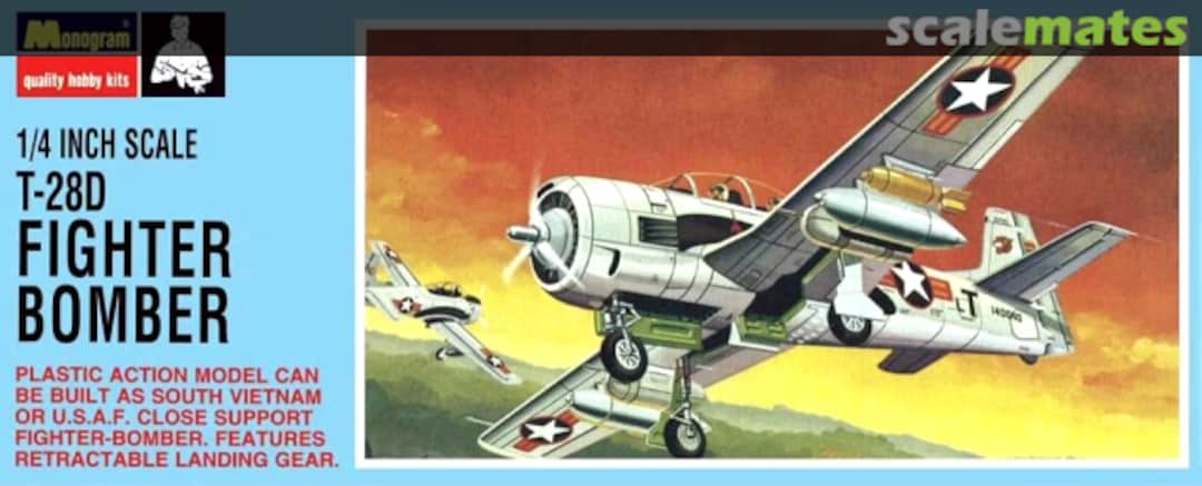 Boxart T-28D Fighter Bomber 0121M0100 Monogram Boxart T-28D Fighter Bomber 0121M0100 Monogram