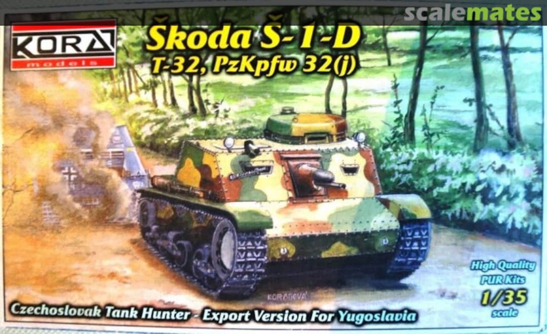 Boxart Škoda Š-I-D, T-32, Pz.Kpfw. 732(j) 3502 Kora Models Boxart Škoda Š-I-D, T-32, Pz.Kpfw. 732(j) 3502 Kora Models