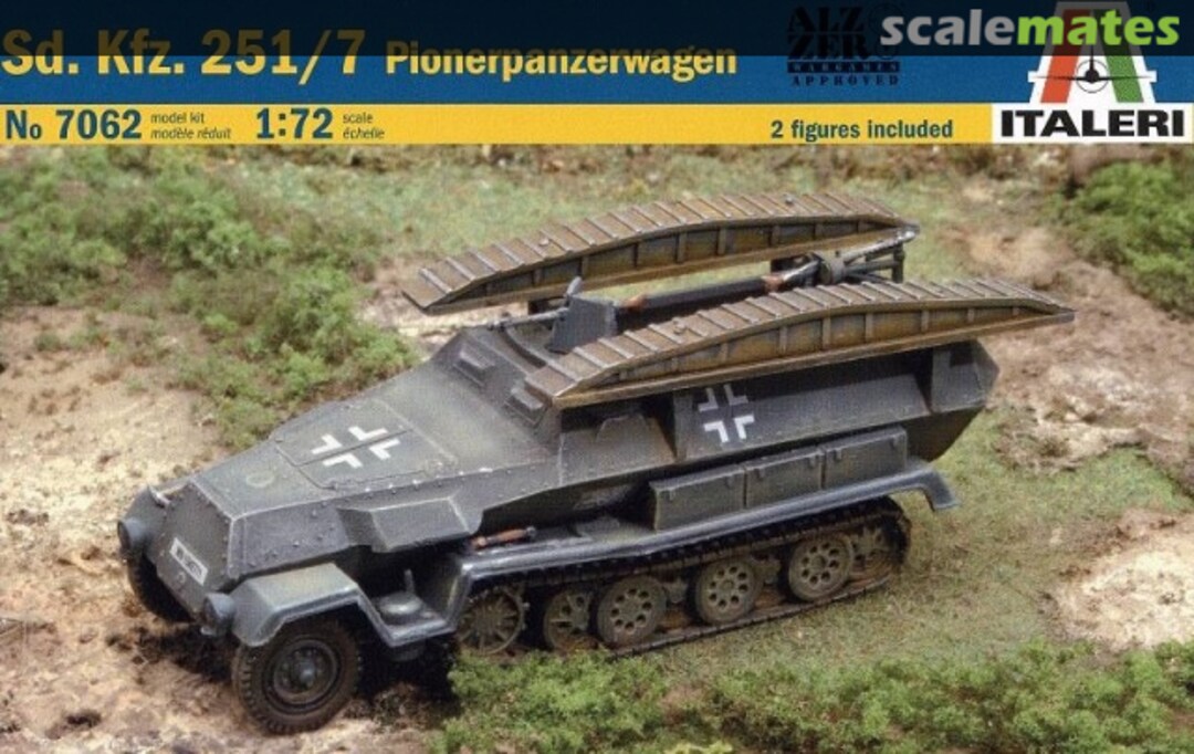 Boxart Sd.Kfz. 251/7 Pionerpanzerwagen 7062 Italeri Boxart Sd.Kfz. 251/7 Pionerpanzerwagen 7062 Italeri